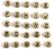 1000 PCS Gold Letter Beads – 4×7mm Black A–Z Alphabet Beads for Bracelets & Jewelry Making